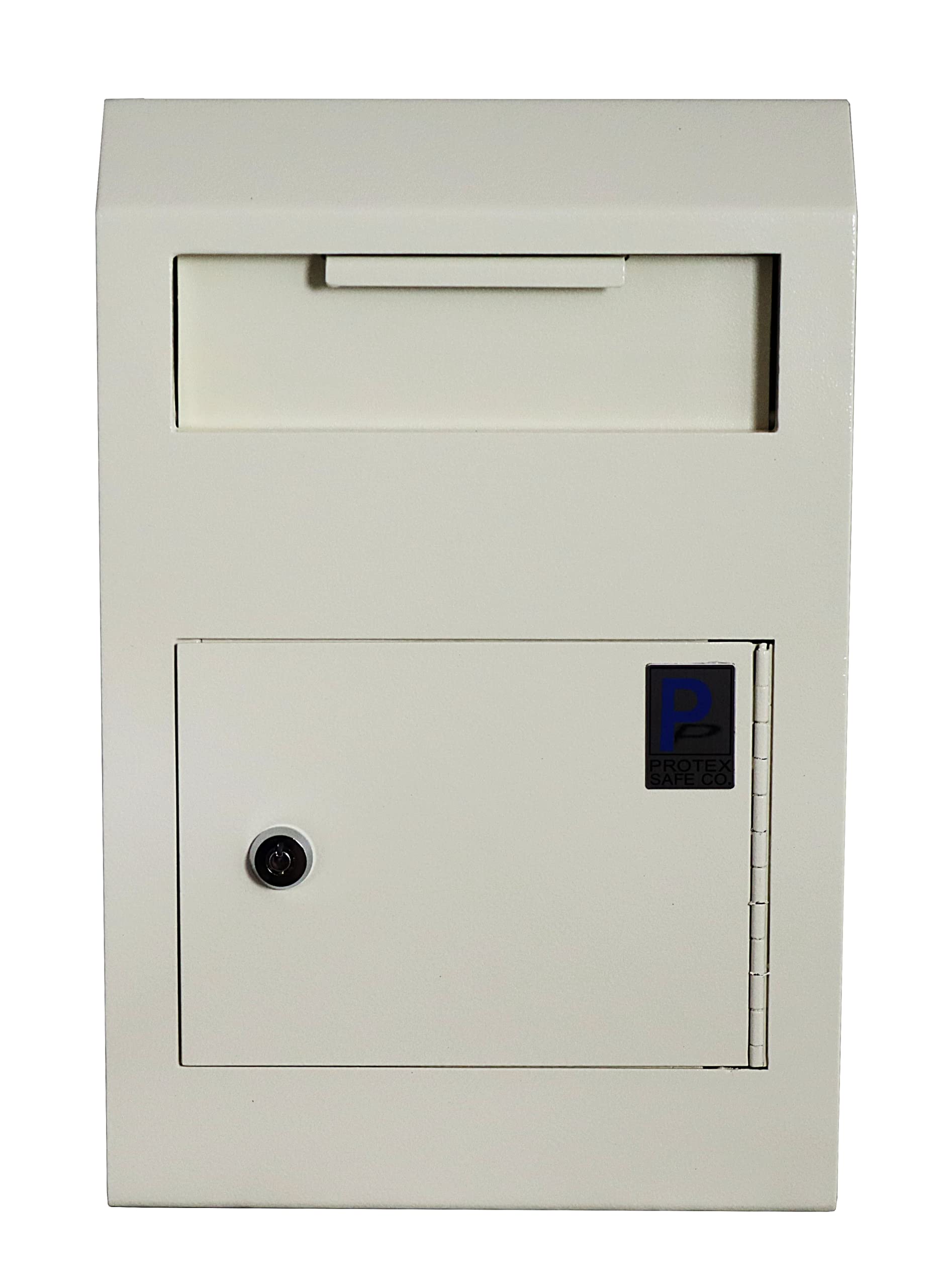 Protex Wall-Mount Drop Box Safe (WDS-150), Piano hinge, secure